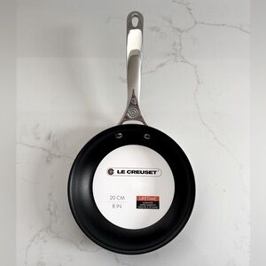 Le Creuset 8 inch nonstick skillet. Never used. NWT.